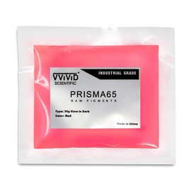 VViViD Orange Red Glow In The Dark Fine Pigment Powder 30g/1oz Packet