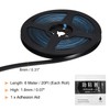 uxcell Flexible Trim Self Adhesive, 20Ft Ceiling Molding Peel and