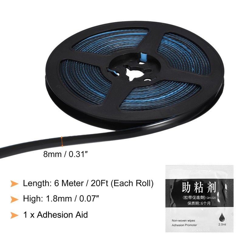 uxcell Flexible Trim Self Adhesive, 20Ft Ceiling Molding Peel and