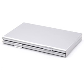 vhbw Case for 6X SD, SDHC, SDXC Memory Cards, 12x Micro-SD/Transflash Memory Cards - Case Silver