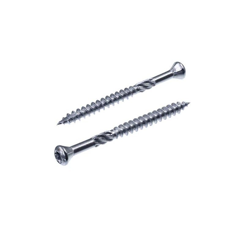 SECCARO Decking Screws 5x60mm C1 Stainless Steel Wood Screw with