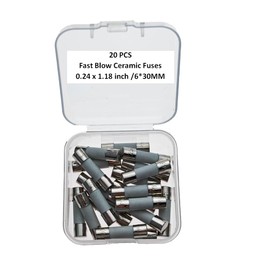 F20A, 20A, F20A Fuse, F20A250V, F20A250V Fuses, F20A250V, F20A250V Fuse, 20A Fuses, 20A Fuse, 20A250V, 20A250V Fuse, 20A250V Fuses,20Amp 250v fuse, F20Amp250V, Ceramic fast blow fuse 6*30MM (20 pcs)