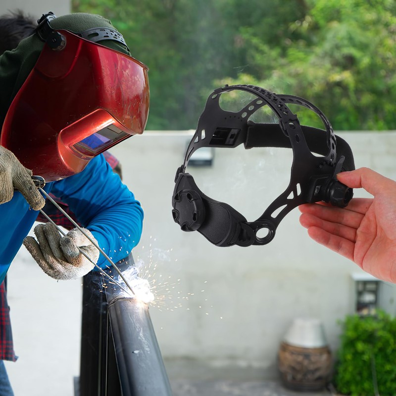 Mobestech Versatile Welding Hood Headgear Auto Darkening Es Adjustable Band