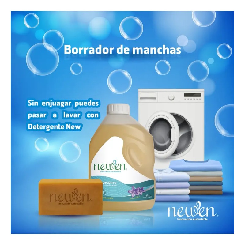Jabón De Lavandería Newen Ropa 1400 g 10 U Pack X