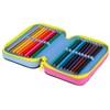 Coolpack F067831 Jumper 3 In The Garden Pencil Case, Multicoloured