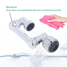 1080° Rotating Tap Extender, Rotating Tap Aerator with Large Angle, Rotating Tap Attachment, Multifunctional Kitchen Extension Tap,