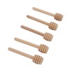 50pcs Honey Dipper Wooden Multipurpose Mini Honey Stirrer Stick for