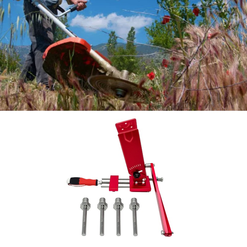 Lawn Mower Blade Sharpener Aluminum Alloy Blade Sharpener Tool Set
