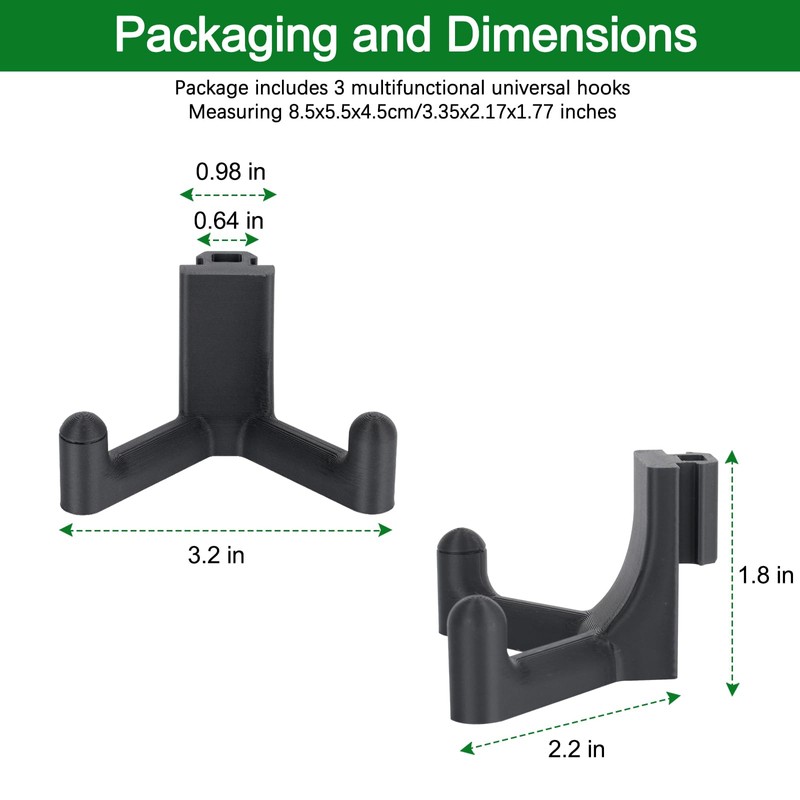 GYQ 3Pack Tool Hook for Lifetime Shed Accessories Shed Storage