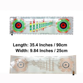 keeda Sound Music Activate Sensor Car Auto Sticker LED Light Equalizer Glow LED Light Audio Voice Rhythm Lamp (Trumpet, 90x25 cm)