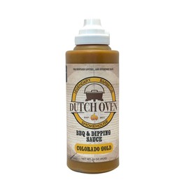 Dutch Oven Colorado Gold BBQ & Dipping Sauce by Outback Cookin' Co. - Barbecue Mustard Sauce - Perfect for Grilling, BBQ, Marinades, Dipping, Chicken, Wings, Pizza, Tacos, Burgers, and Steak Lovers - 16oz Squeeze Bottle