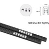Firlar Car Door Edge Guards 16.4ft(5M) Rubber U Shape Edge