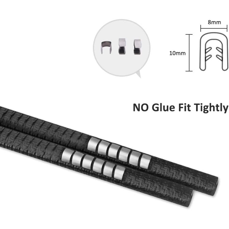 Firlar Car Door Edge Guards 16.4ft(5M) Rubber U Shape Edge