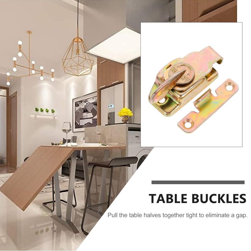 HOMSFOU 4pcs Dining Table Lock Drawer Buckle Accesorios para Escritorio