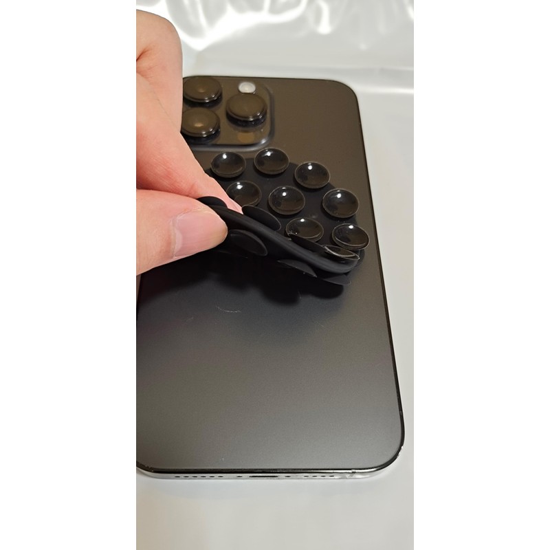 Gopkuniw Double Sided Silicone Suction Cup Phone Holders - Black