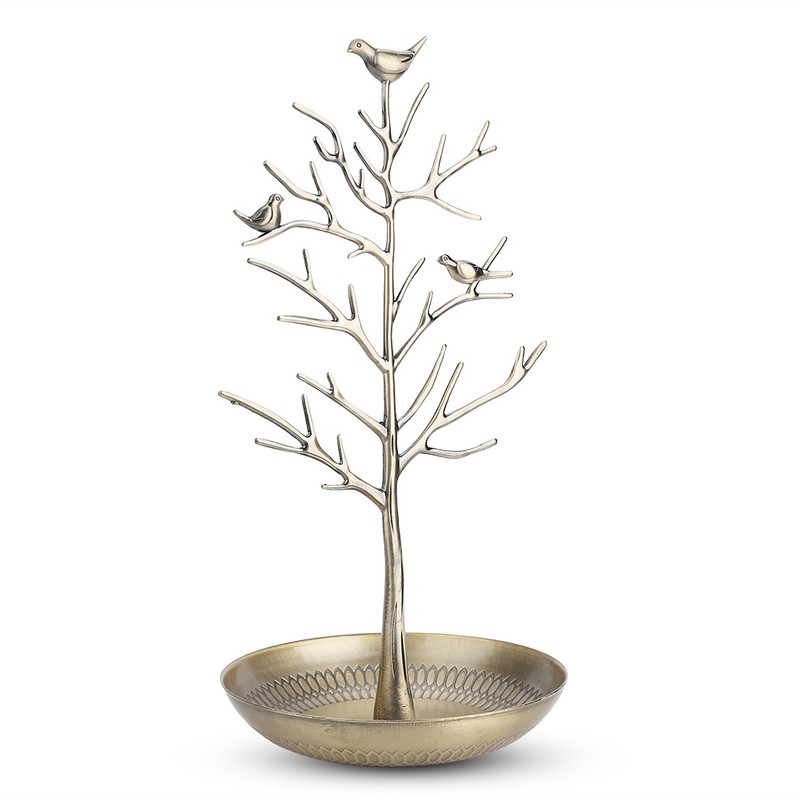 Fashionable Hanger Stand Necklace Bracelet Display Storage Tool Antique Bronze