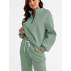Aleumdr Womens 2 Piece Sweatsuit Sets 2025 Fall Trendy Half