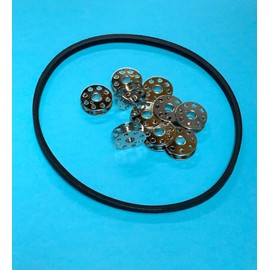 Unbranded 10 Bobbins + 1 Belt For Singer Featherweight Sewing Machine 221 222 301
