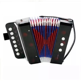 KFMX Mini Acordeon Infantil Juguete Para Niños Musica 7 Botones