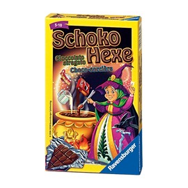 Ravensburger Ravensburger 23082 - Schoko Hexe, Mitbringspiel für 2-6 Spieler, Kartenspiel ab 6 Jahren, kompaktes Format, Reisespiel - Ostergeschenke für Kinder