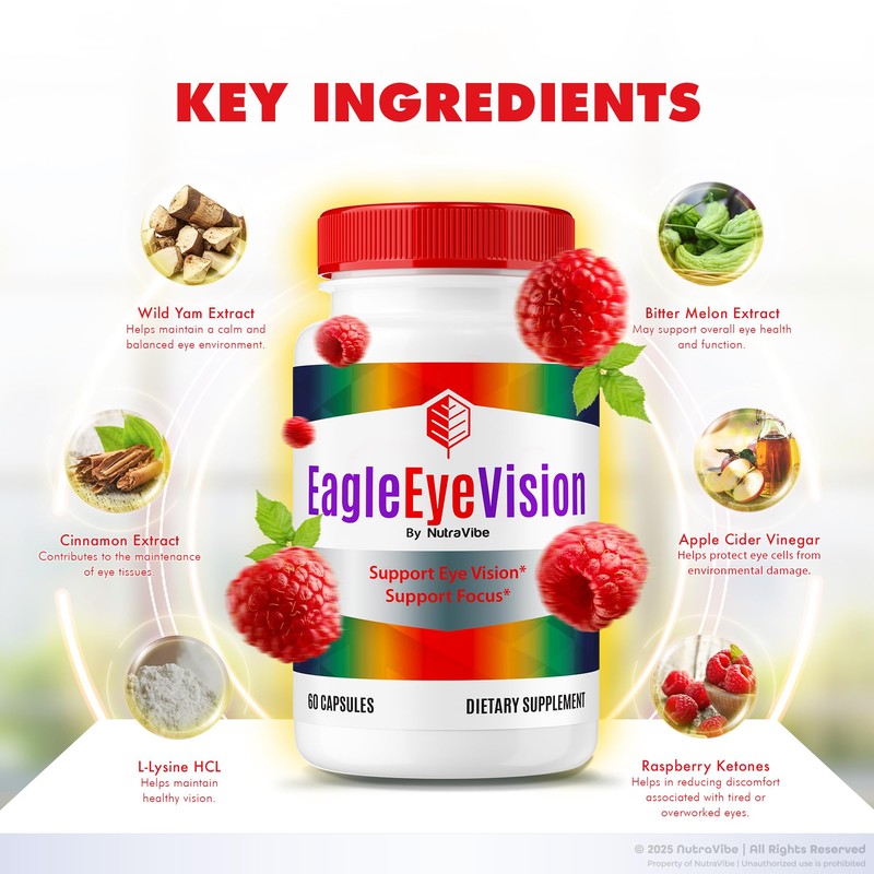 (2 Pack) Eagle Eye Vision – Gentle Visual Wellness Formula