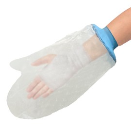 Tideshake Waterproof Hand Cast Cover for Shower Adult Bath Watertight Wrist Wound Protector Resuable Bandage Sleeve Bags for Broken Hand, Wrist, Fingers, Surgery Burns