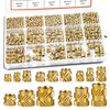 400 Pcs Zruosiniy Premium Brass Threaded Inserts Kit, M2 M2.5