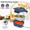 SOHIDA Electric Lunch Box, 12V/24V/110V Portable Food Warmer with SS