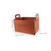 GANAZONO Car Storage Organizer Basket Multifunctional Clothes Car Basket for