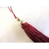 Penbrice Interiors Silver Orbs key tassel 10cm + 4cm loop