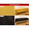 Cleib ヘリンボーン柄 撥水加工 会議用 テーブルクロス 約110x240cm イエロー FS006