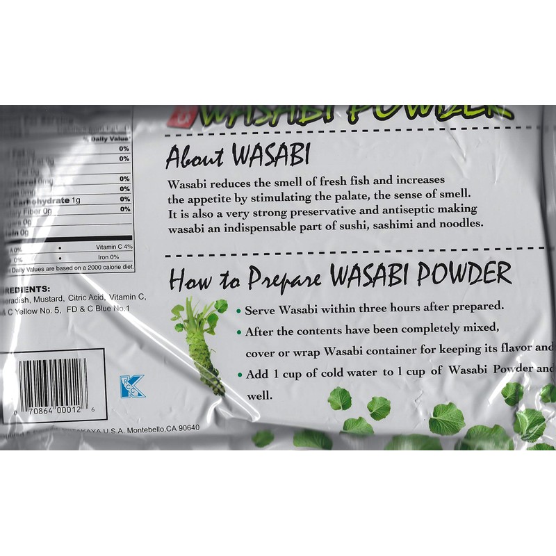 Premium freshly made wasabi - Japanese Horseradish Powder 2.2 lbs.