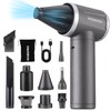 WORKPRO 12V Handheld Compressed Air Duster, 120000RPM Electric Air Duster