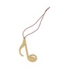 mugesh Pendant Eighth Note Poplar Wood - Great Gift for