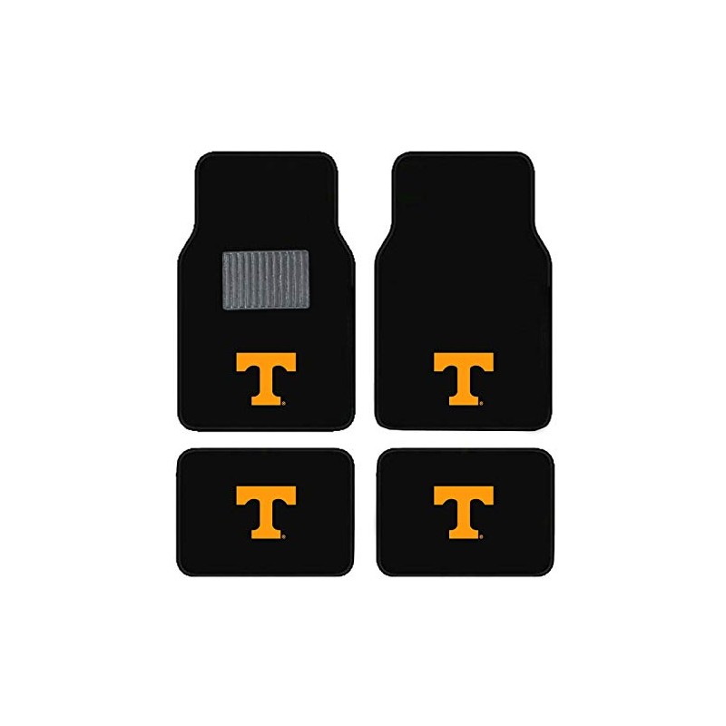AAC Tennessee Carpet Floor Mat with Plastic Chrome Emblem