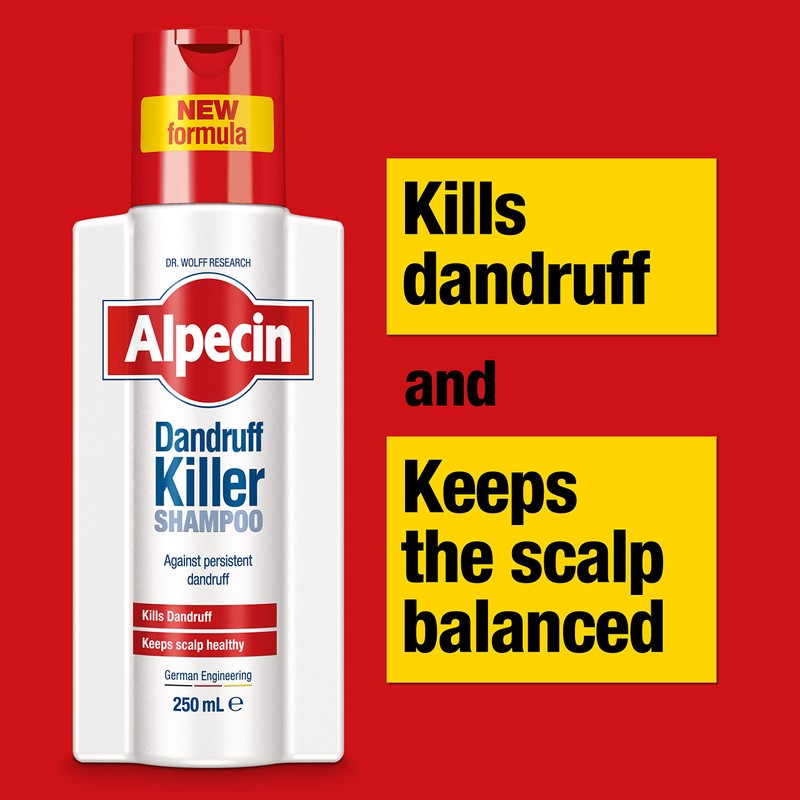 Alpecin Dandruff Killer Shampoo 3x 250ml | Effectively Removes and
