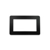 DWUENT 1pc Double Socket Surround 7.5x15.5cm - Matte Black Socket