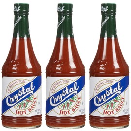 GeauxDat Cajun Favrits Crystal Hot Sauce, 12 oz., Pack of 3