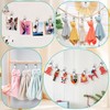 80Pcs Curtain Clips- Metal Hanging Hooks with Flexible Rollers