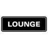 Signs ByLITA Standard Lounge Sign(Black) - Large