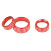 Air Conditioner Switch CD Button Knob Cover Trim Aluminium Alloy