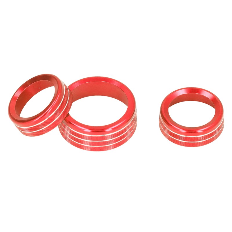 Air Conditioner Switch CD Button Knob Cover Trim Aluminium Alloy