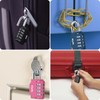 Diyife Pack of 3 Padlock Combination Lock, 4 Digit Lock