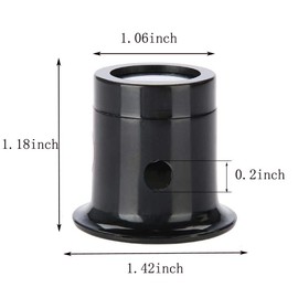 (3X 5X 10X) - Portable Monocular Magnifier Magnifying Glass Watchmakers Loupe Lens Jeweller Watch Eye Len Repair Tools Kit for Hobby, Home, Jewellery Making, Office, Watch Repairs (3X 5X 10X)
