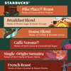 Starbucks K-Cup Coffee Pods, Starbucks Blonde, Medium and Dark Roast