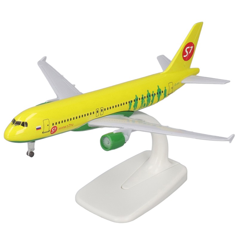 Aircraft Model Detachable Alighting Carriage Decoration Yellow Alloy Plane Model