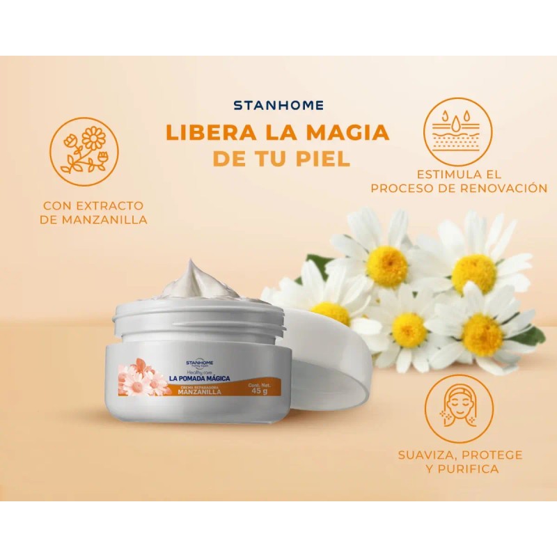Stanhome Crema Reparadora La Pomada Mágica Concha Nacar 45 G
