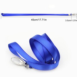 NTRUXZP Nylon Lanyards with Swivel Clasp, 8 Pieces Lanyards, Neck Lanyards, Beautiful Neck Strap, Colourful Lanyard with Rotating Metal Clip for Office, School, Vaccination Certificate Adults