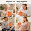 4 Pack Adult Sippy Cup with Handles and Straw Lid,
