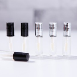 Tint Lip Gloss DIY Portable Refill Container Empty Bottle 1.2ml 01 Tint Empty Bottle Black - 1.2ml 17ea